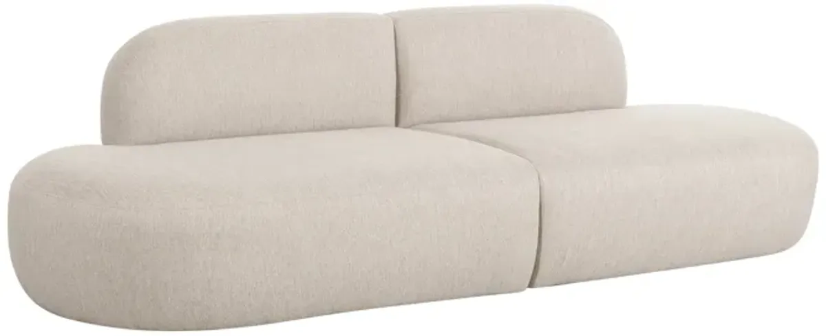 Broohah Beige Linen Sofa