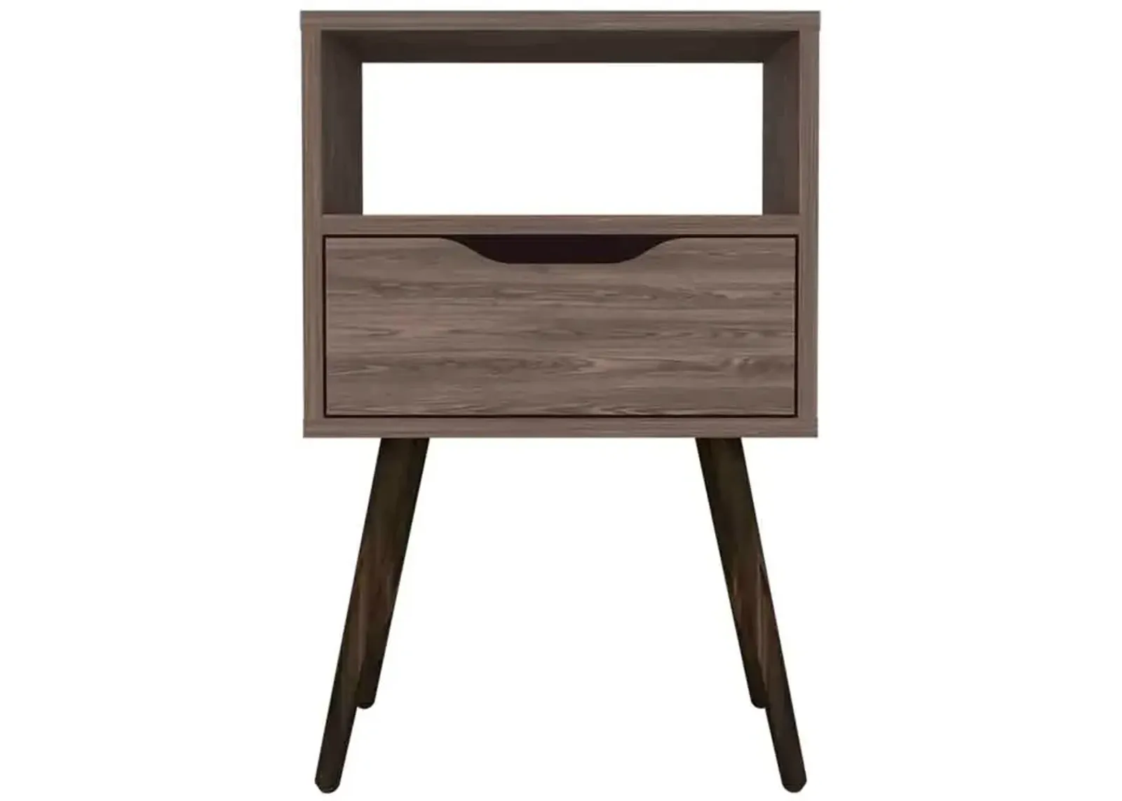 Nightstand Fugaz, Bedroom, Dark Walnut