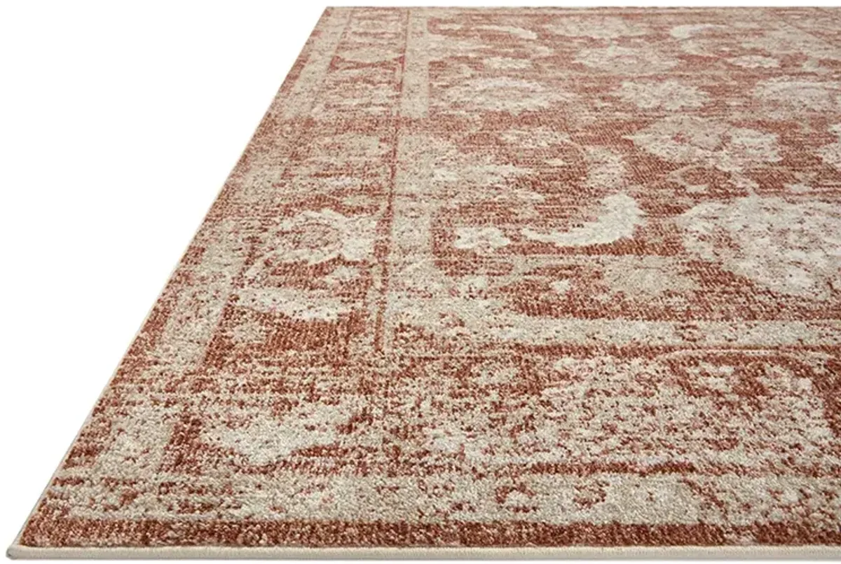 Odette ODT03 Rust/Ivory 6'7" x 9'6" Rug