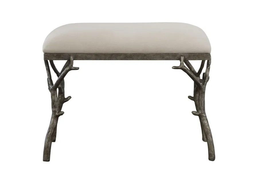 Uttermost Lismore Small Fabric Bench