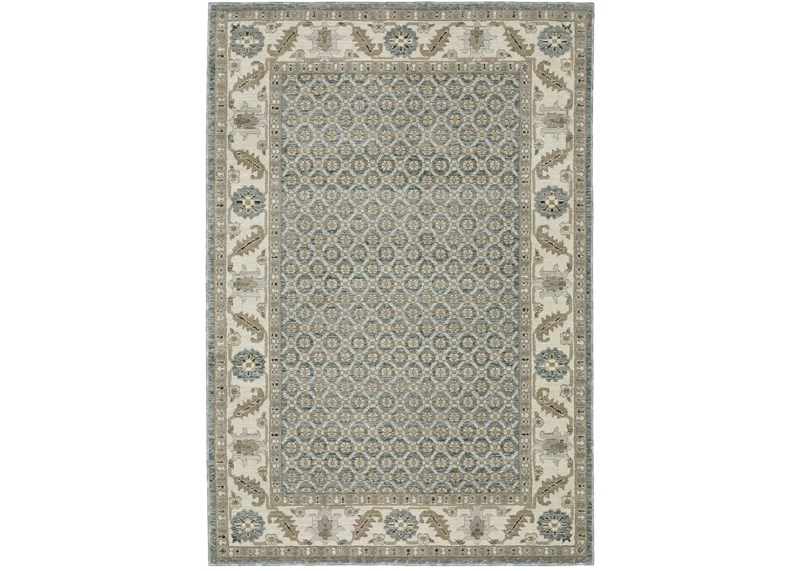 Andorra 3'3" x 5'2" Blue Rug