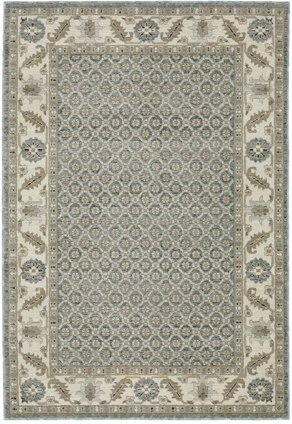 Andorra 3'3" x 5'2" Blue Rug