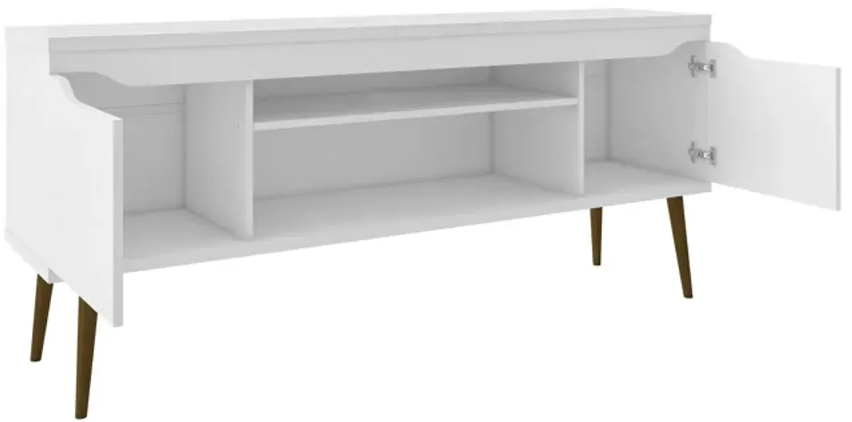 Bradley White TV Stand