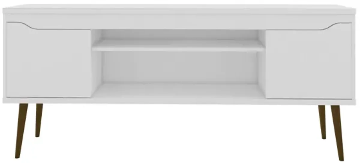 Bradley White TV Stand