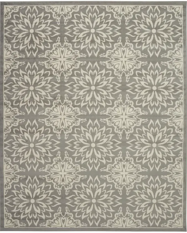 Jubilant JUB06 Ivory/Gray 7'10" x 9'10" Rug