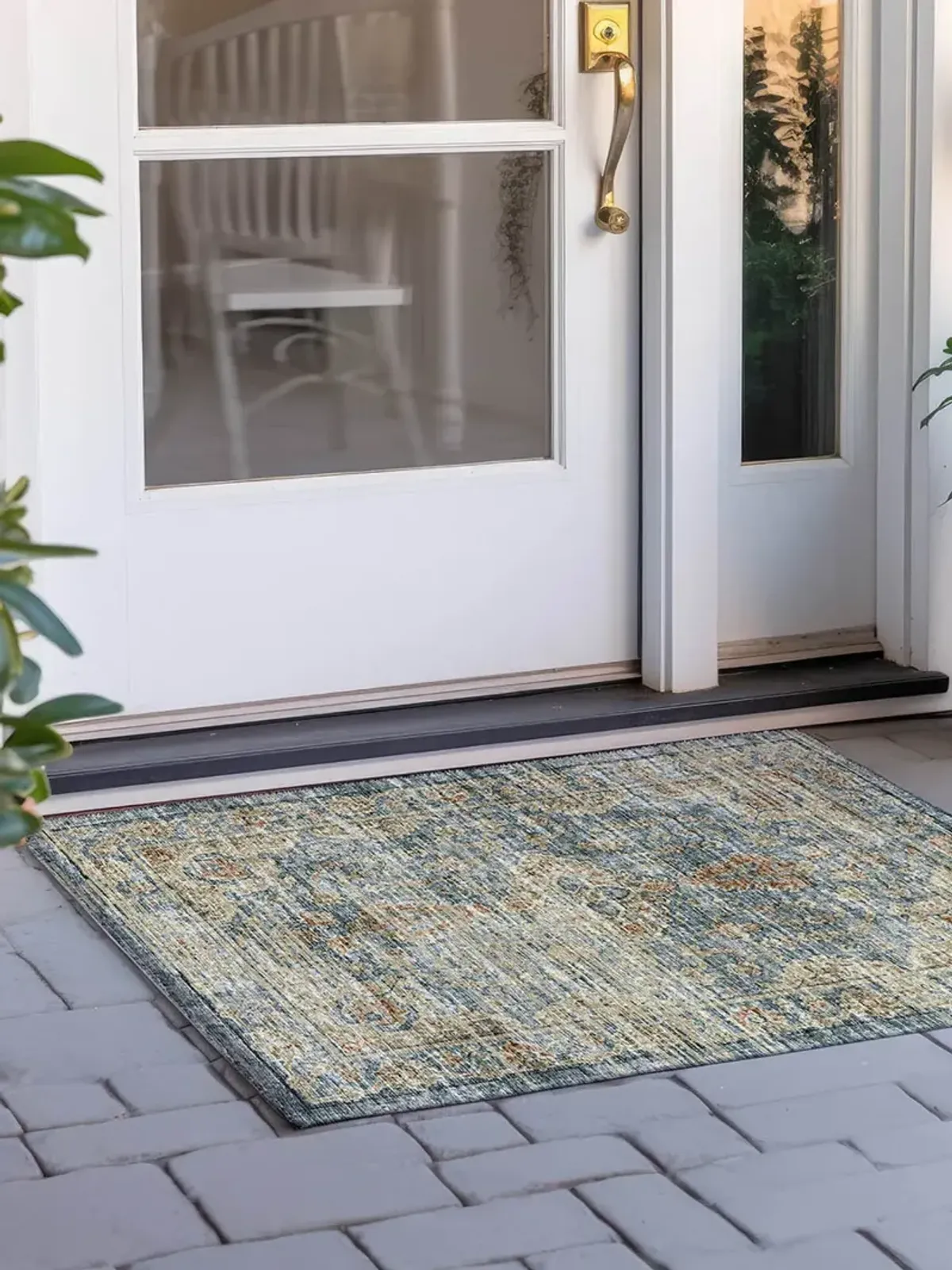 Tuscany TU13 Teal 20" x 30" Rug