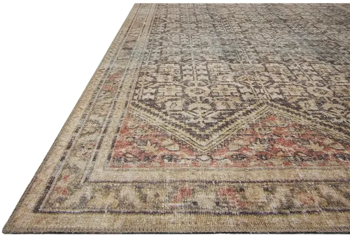 Loren LQ17 Charcoal/Multi 7'6" x 9'6" Rug