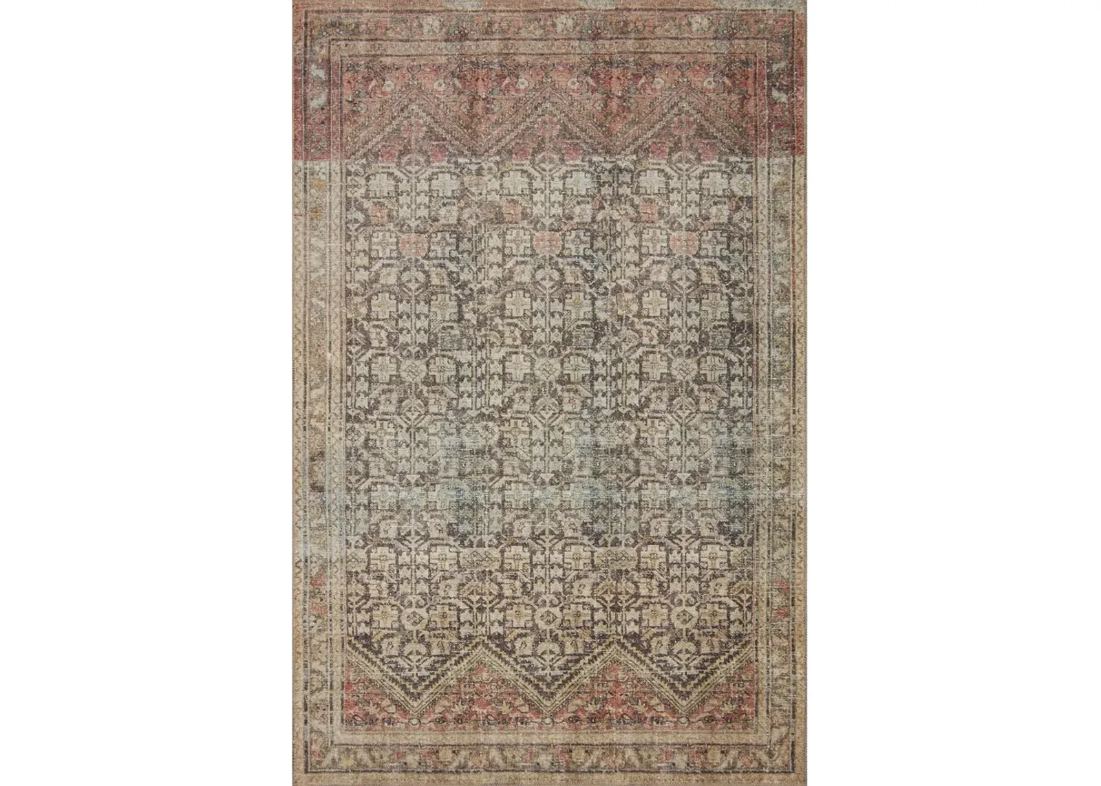 Loren LQ17 Charcoal/Multi 7'6" x 9'6" Rug