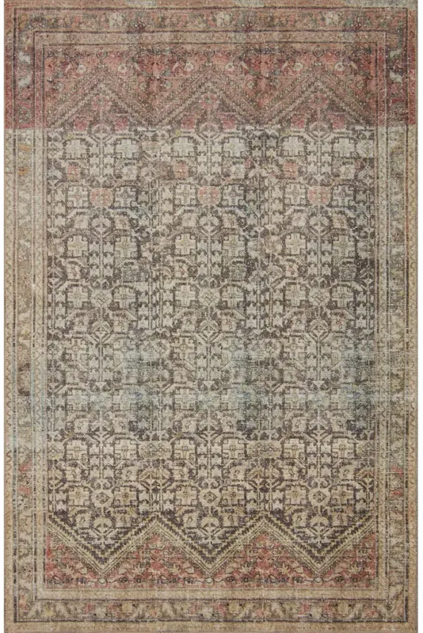 Loren LQ17 Charcoal/Multi 7'6" x 9'6" Rug