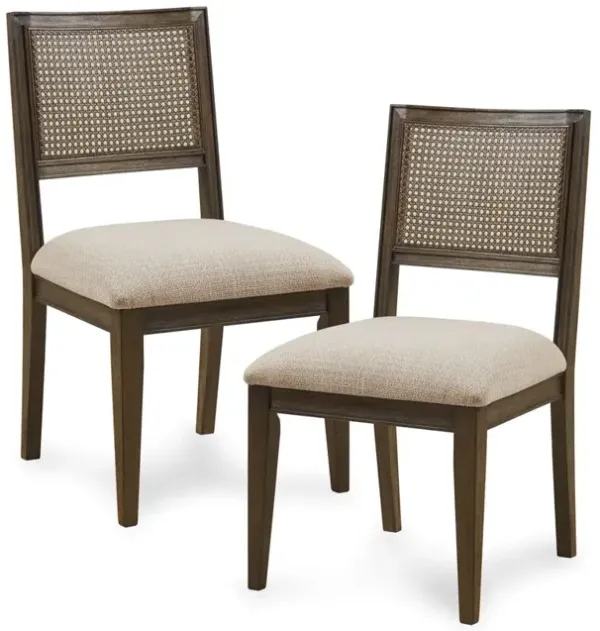 Gracie Mills Mccarthy Set of 2 Modern Armless Dining Chairs