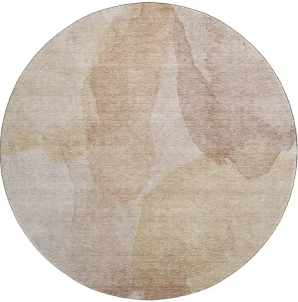 Ravenna RN12 Coral 8' Round Rug