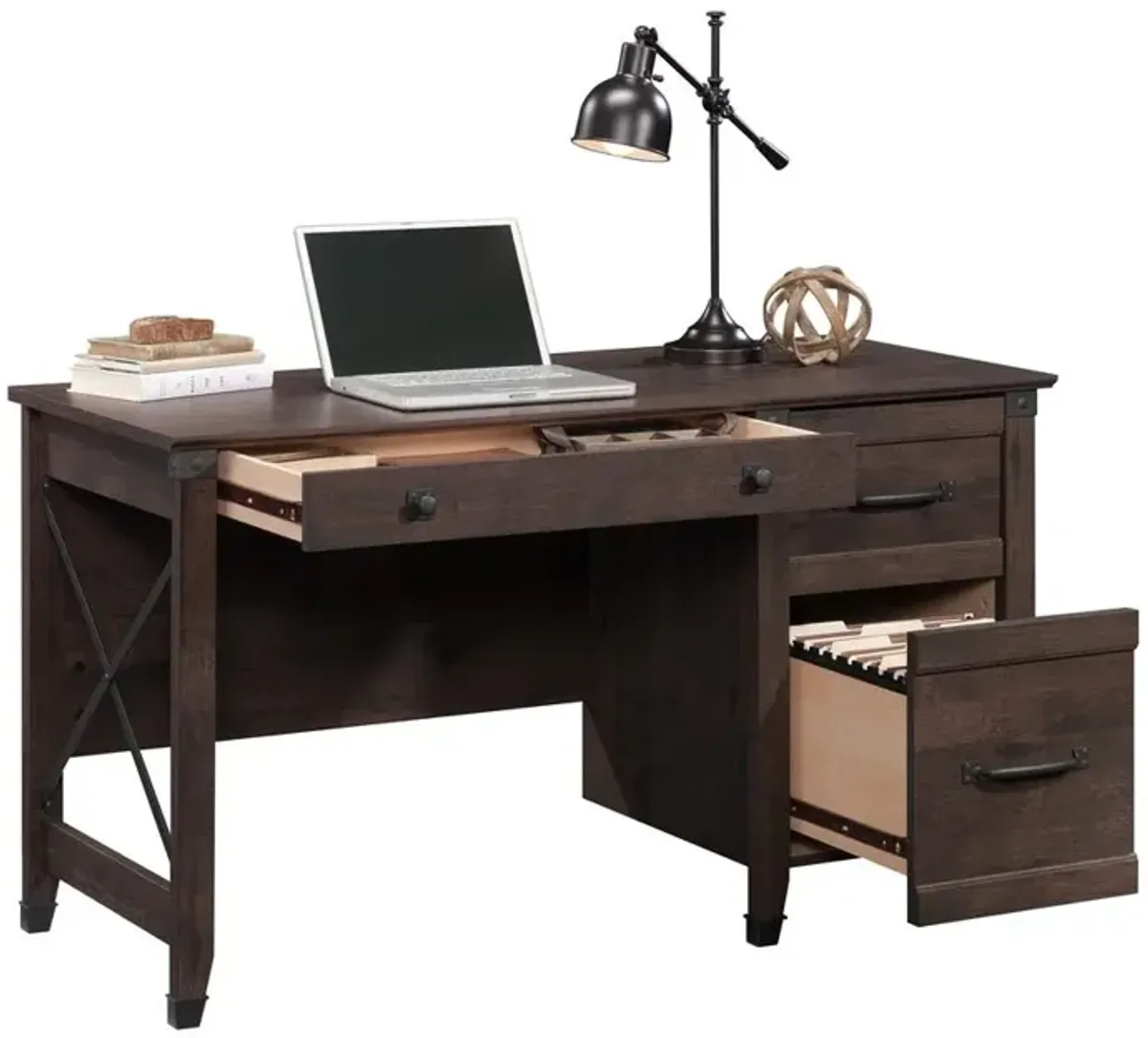 Sauder Carson Forge Desk Coa