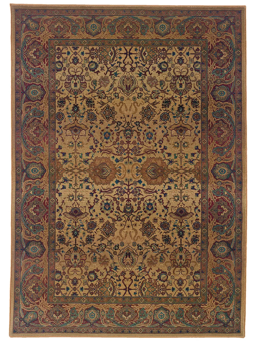 Kharma 2'6" x 9'1" Beige Rug