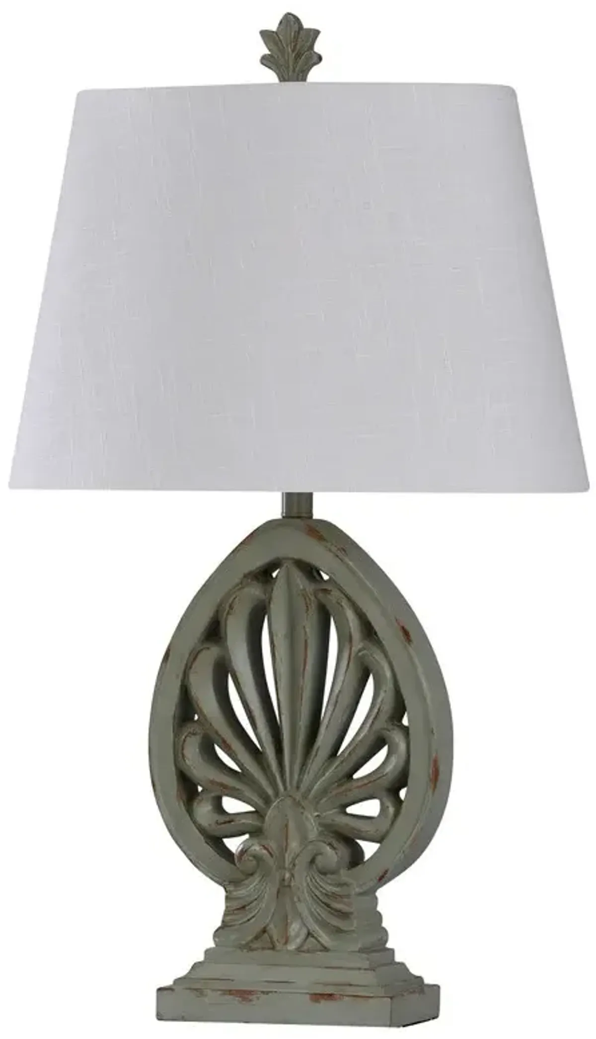 The Savannah Carved Table Lamp