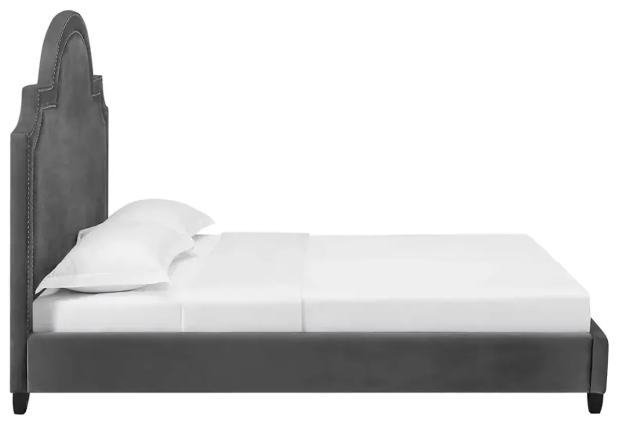 Modway - Primrose Queen Performance Velvet Platform Bed