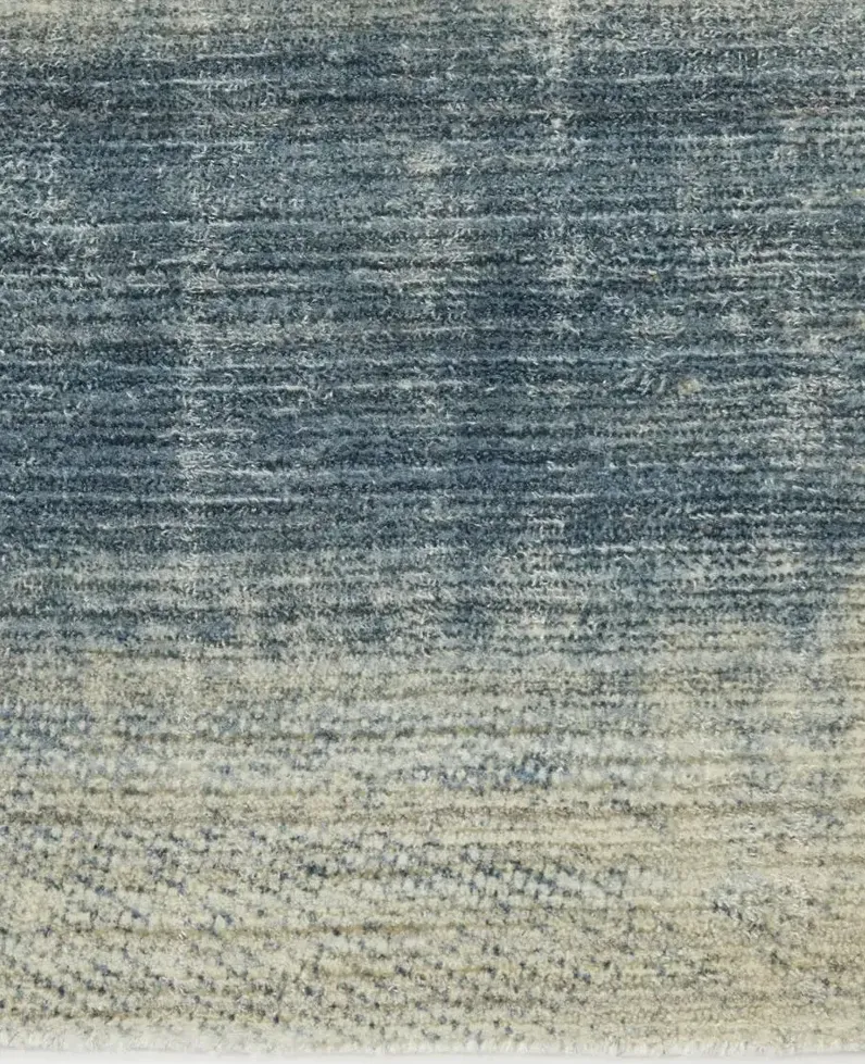 Newport- Barclay B Bayshores Blue 3' x 12' Runner Rug