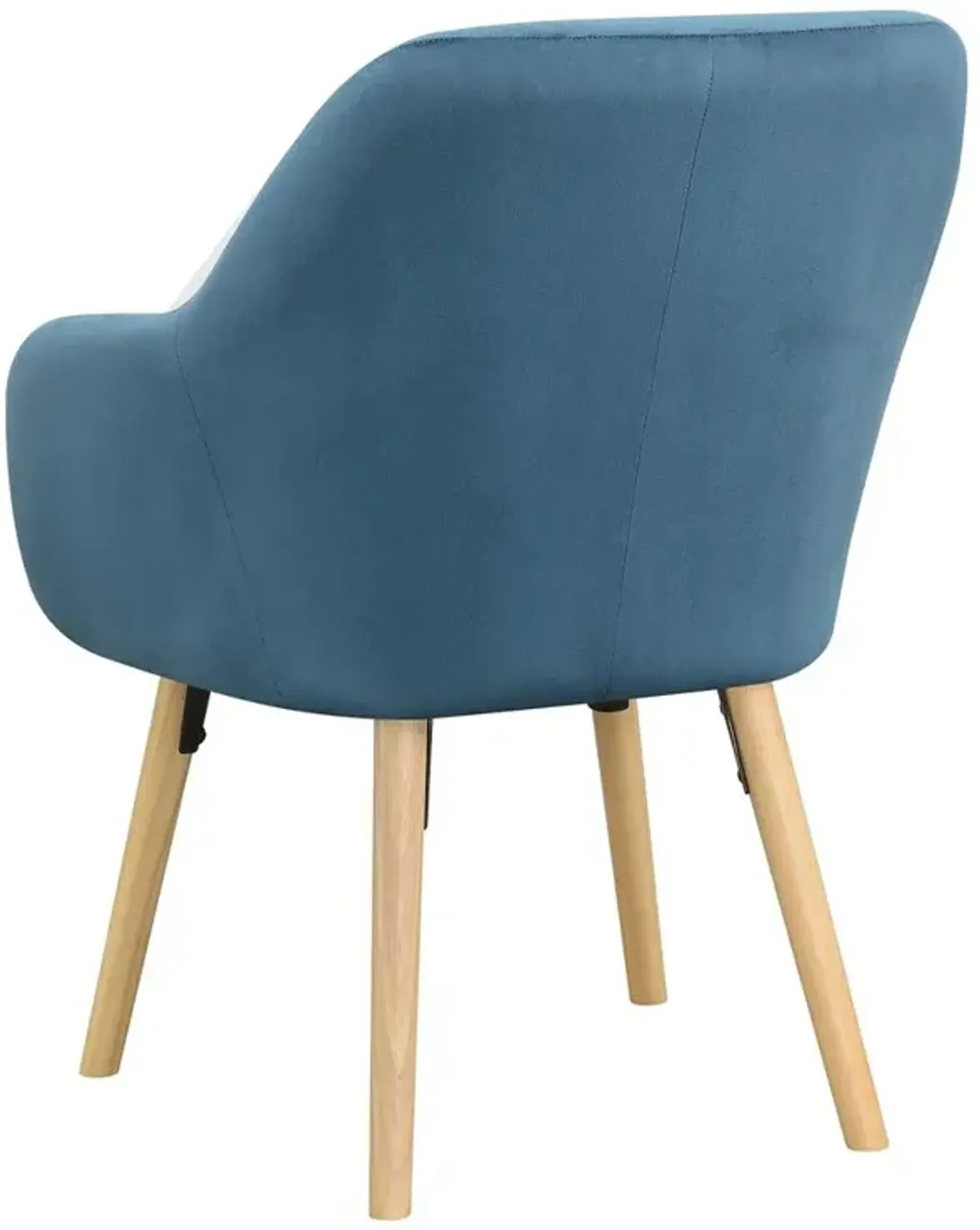 Convenience Concepts Take a Seat Charlotte Accent Chair, Blue Velvet