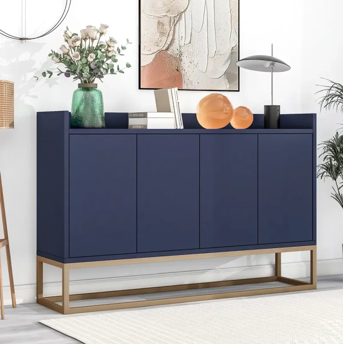 Modern Sideboard Elegant Buffet Cabinet with Large Storage Space