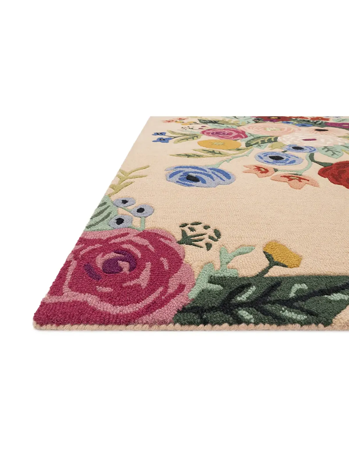 Les Fleurs LES03 Blush/Multi 5' x 7'6" Rug