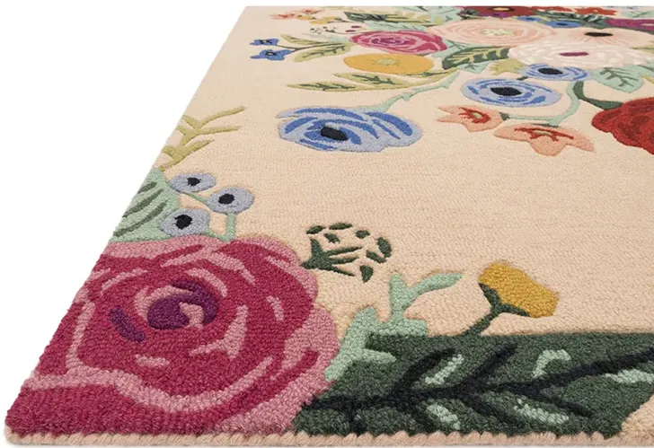 Les Fleurs LES03 Blush/Multi 5' x 7'6" Rug