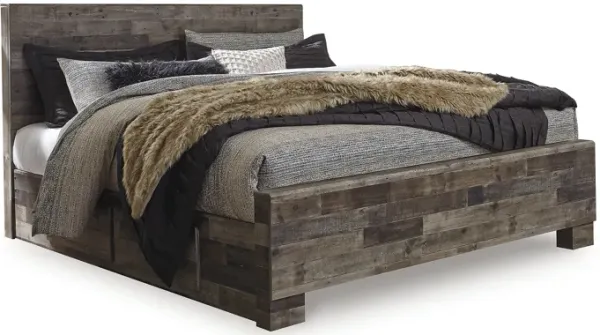 Derekson King Panel Bed with 2 Side Storage