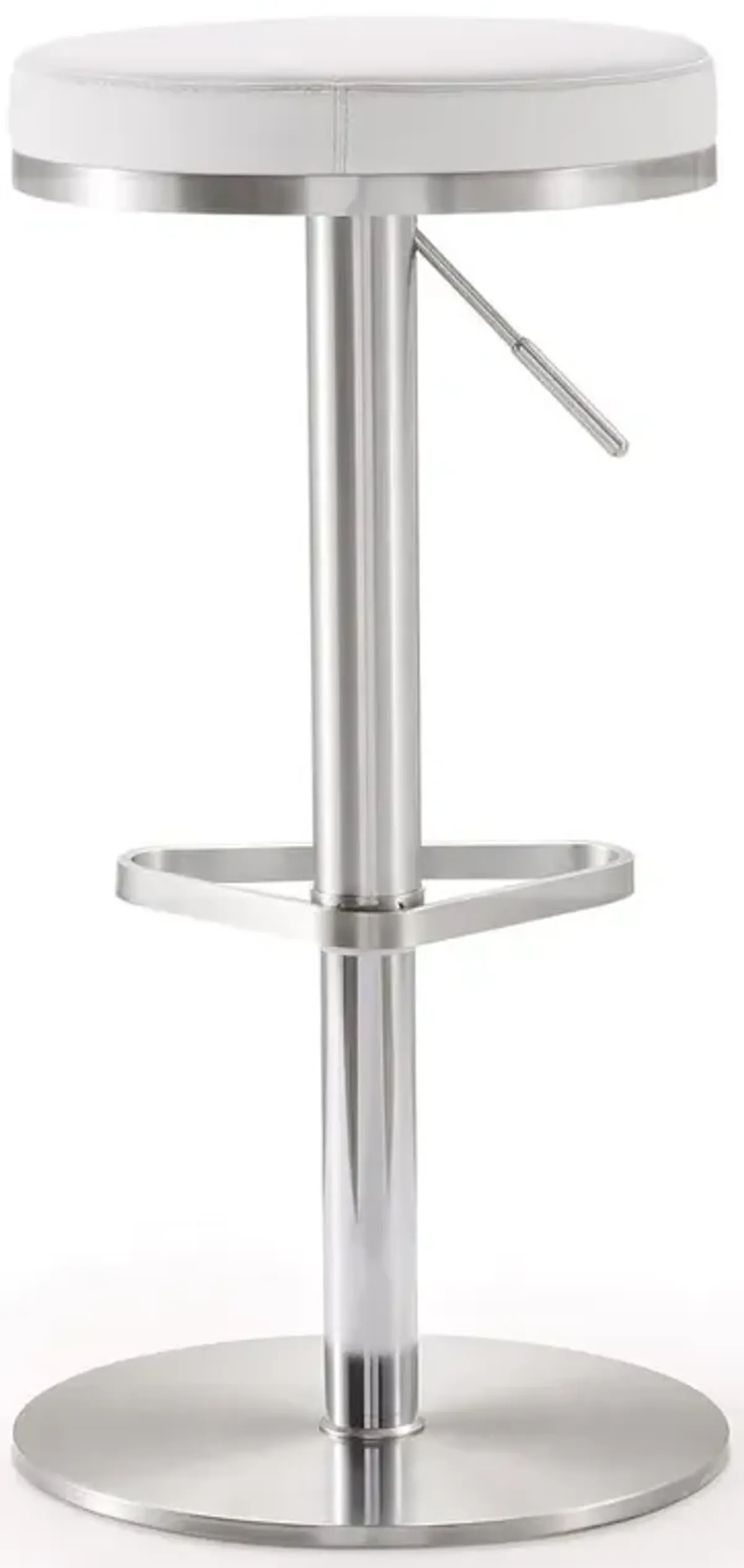 Belen Kox Contemporary Adjustable Steel Barstool (White), Belen Kox