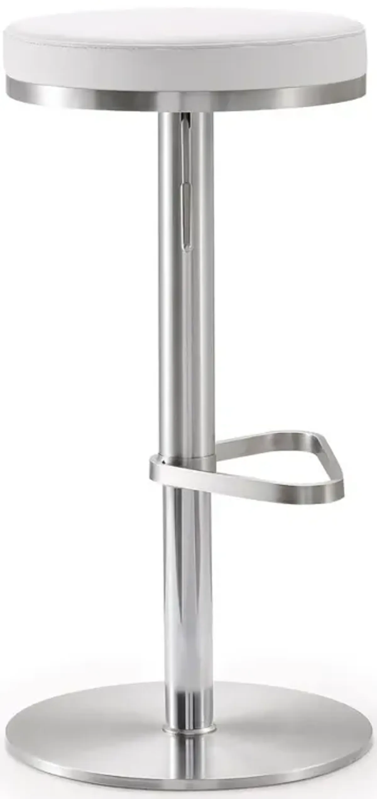 Belen Kox Contemporary Adjustable Steel Barstool (White), Belen Kox