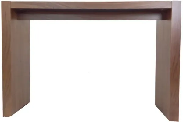 Joey 60 Inch Modern Bar Table, Lacquered Brown Finish, Composite Wood Frame-Benzara