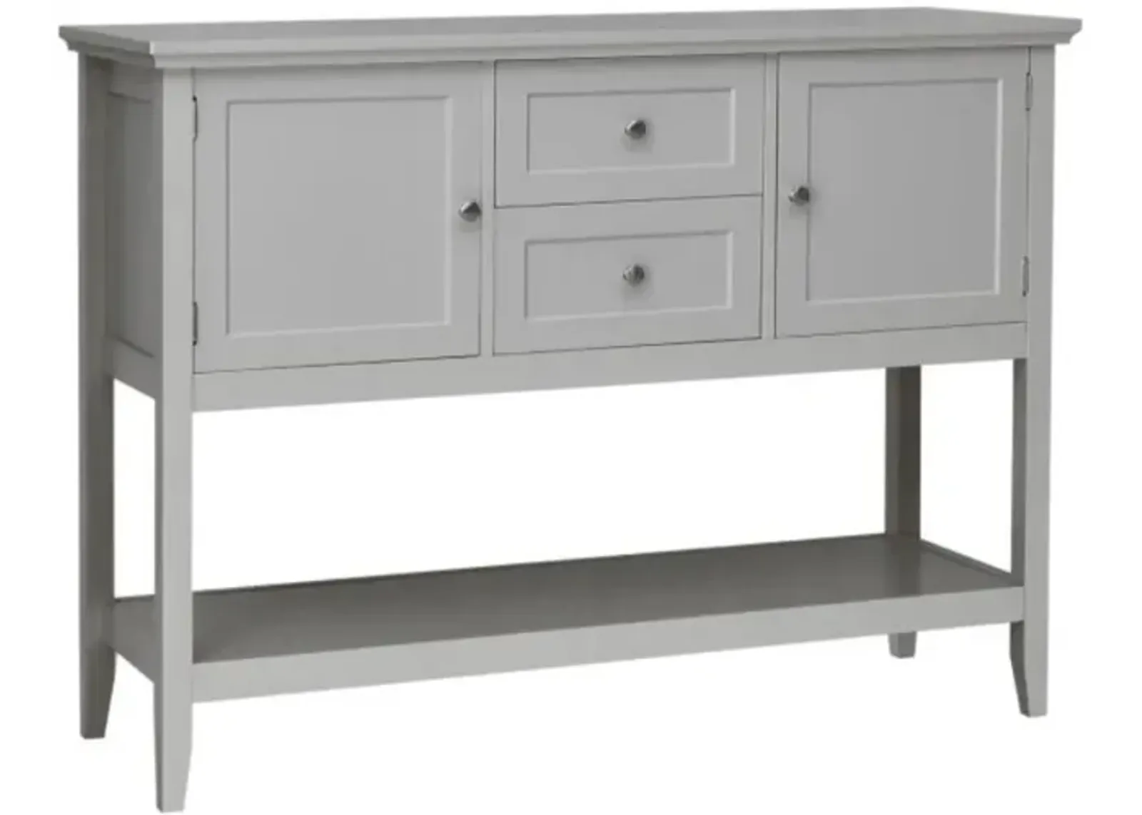 Hivvago Wooden Sideboard Buffet Console Table with Drawers and Storage