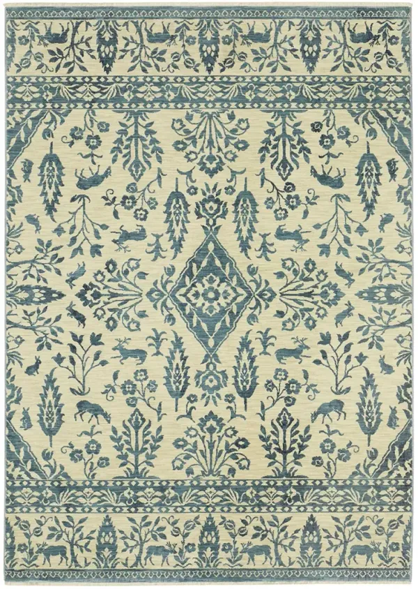 Francesca 2' x 3' Blue Rug