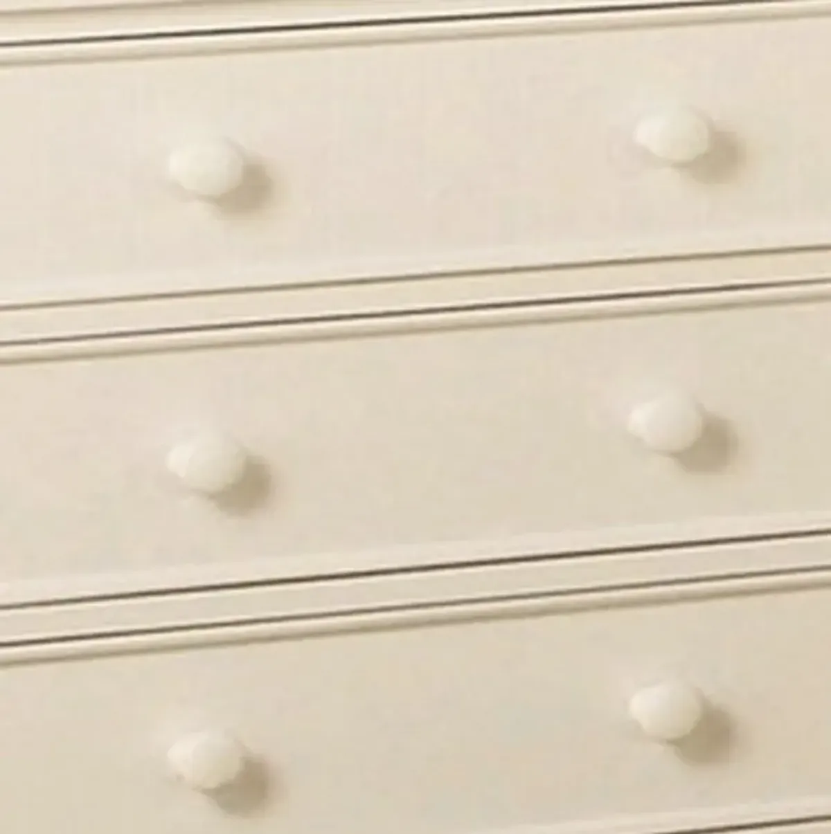 Sophisticated 5 Drawers Wooden Chest, White-Benzara