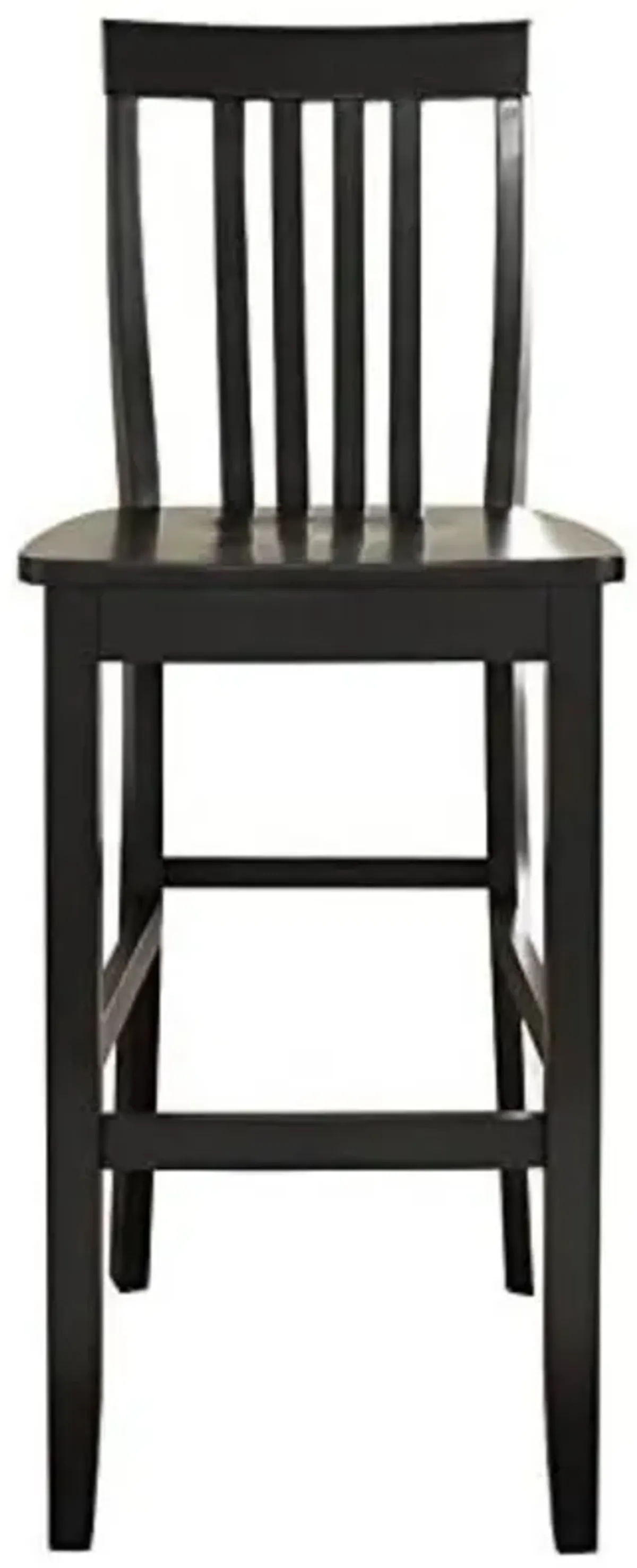 Hivvago Set of 2 - Solid Hardwood 30-inch Bar Stool in Black Wood Finish