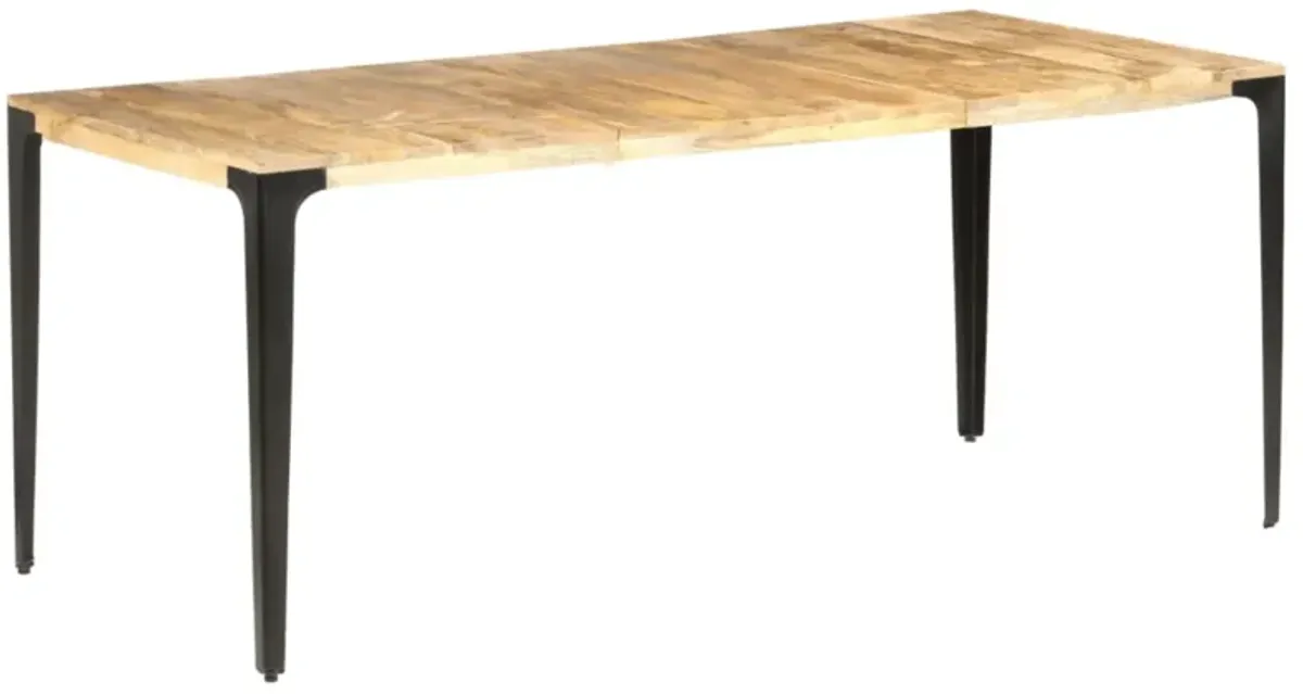 vidaXL Dining Table 70.9"x35.4"x29.9" Solid Mango Wood