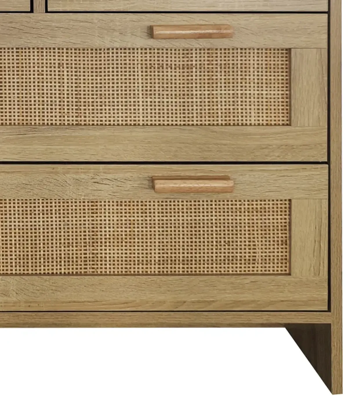 Gewnee 4 Drawers Rattan Cabinet,for Bedroom,Living Room,Dining Room,Hallways