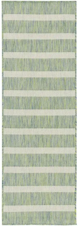 Blue Green/Ivory color