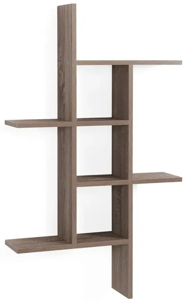 Dual-Orientation Cantilever Wall Shelf