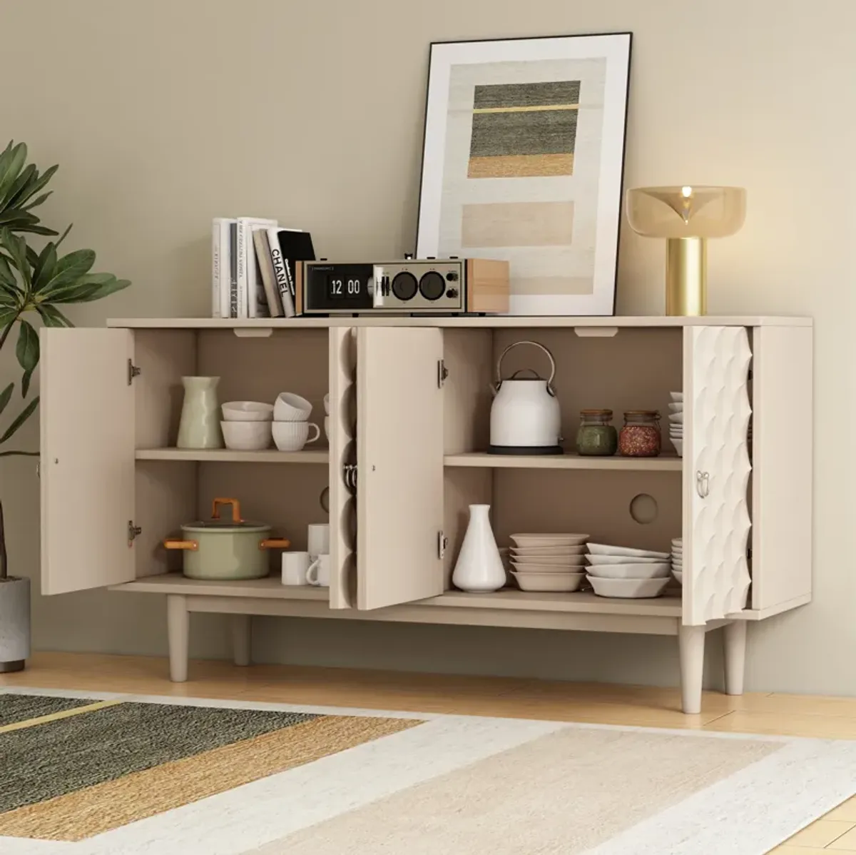 Merax Modern 4-door Sideboard Cabinet