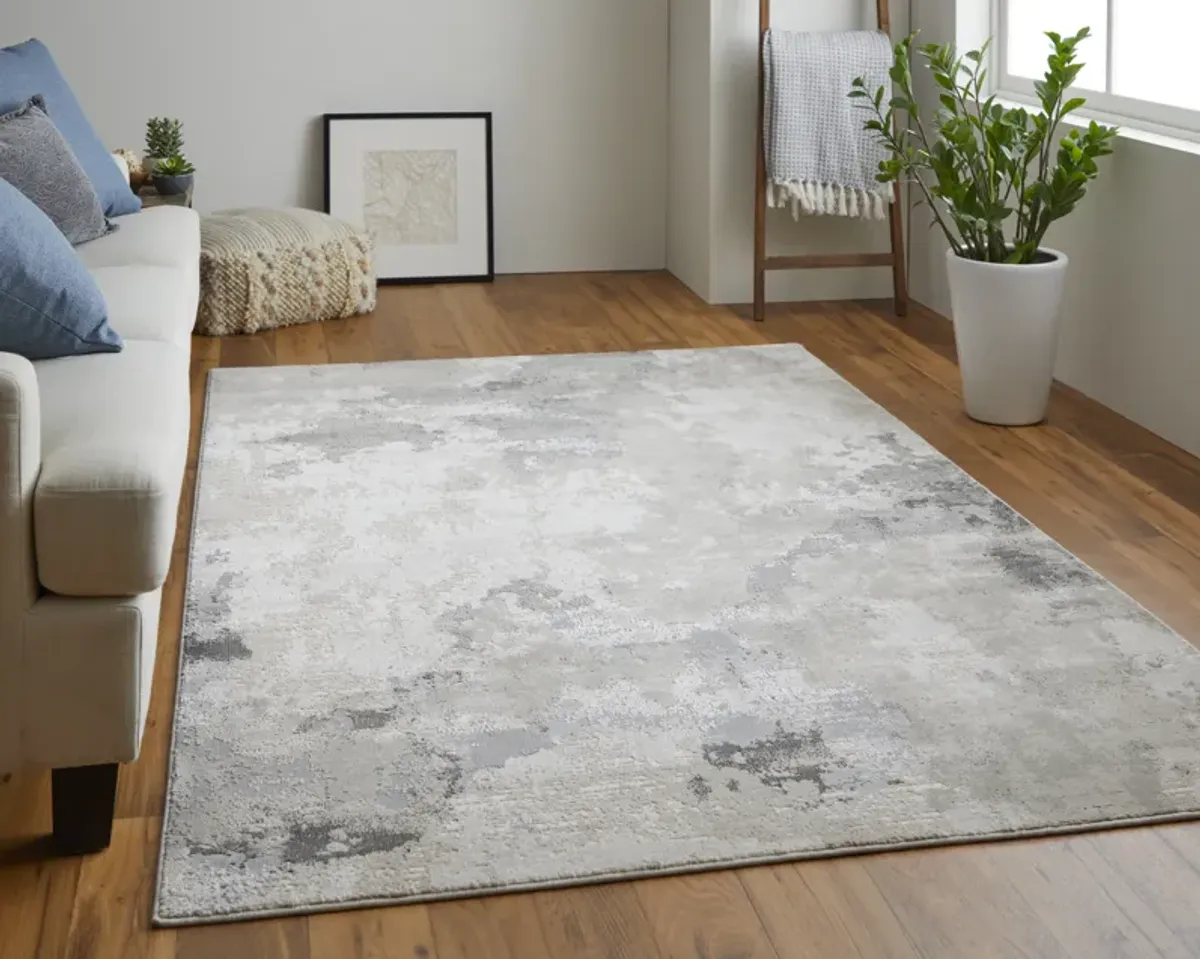 Prasad 3970F Ivory/Gray 5' x 8' Rug