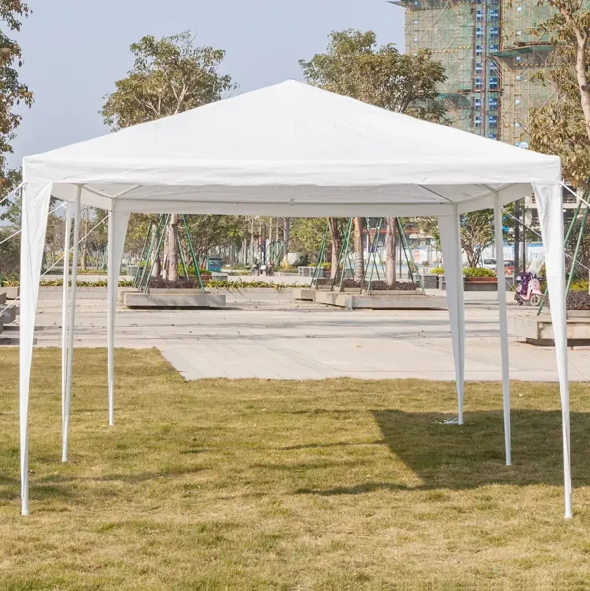 Plastic Sprayed Iron Pipe Outdoor Tent for Events, Parties, and Gatherings
