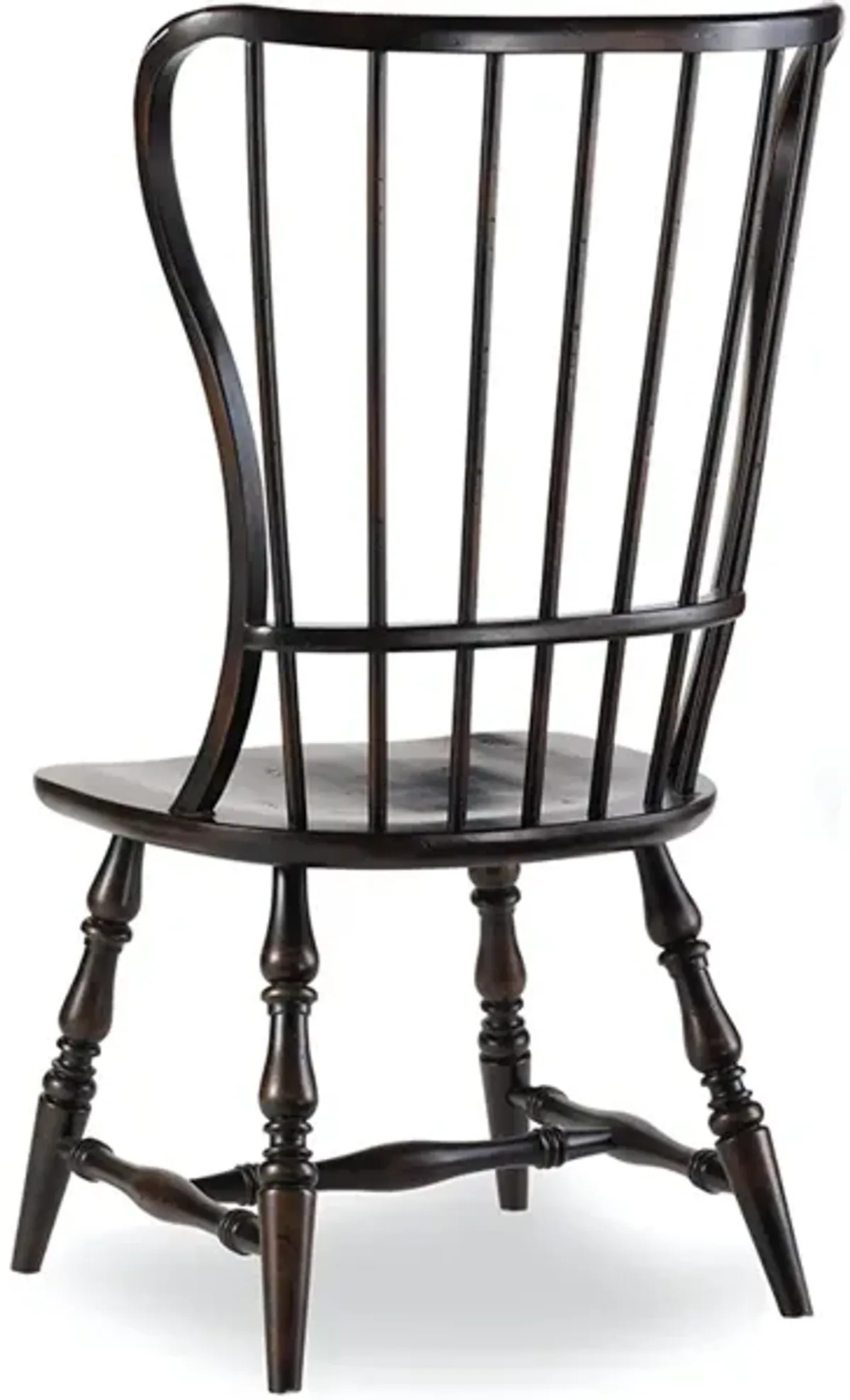 Sanctuary Spindle Side Chair in Black