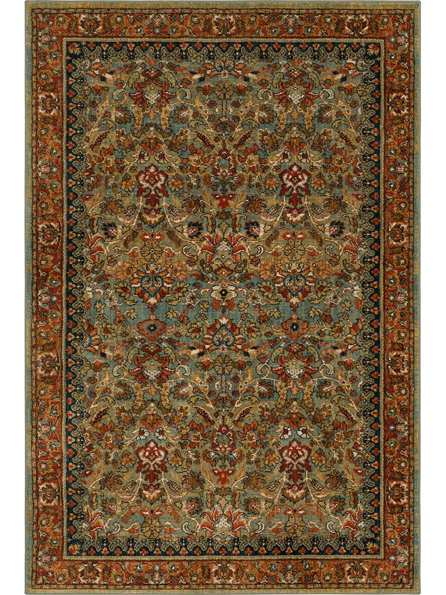 Spice Market Tigris Aquamarine 5' 3" X 7' 10" Rug