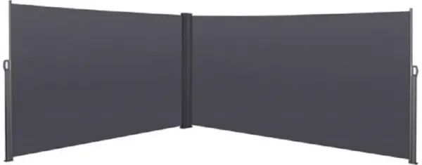 Patio Retractable Side Awning, Waterproof & UV-Resistant Privacy Screen