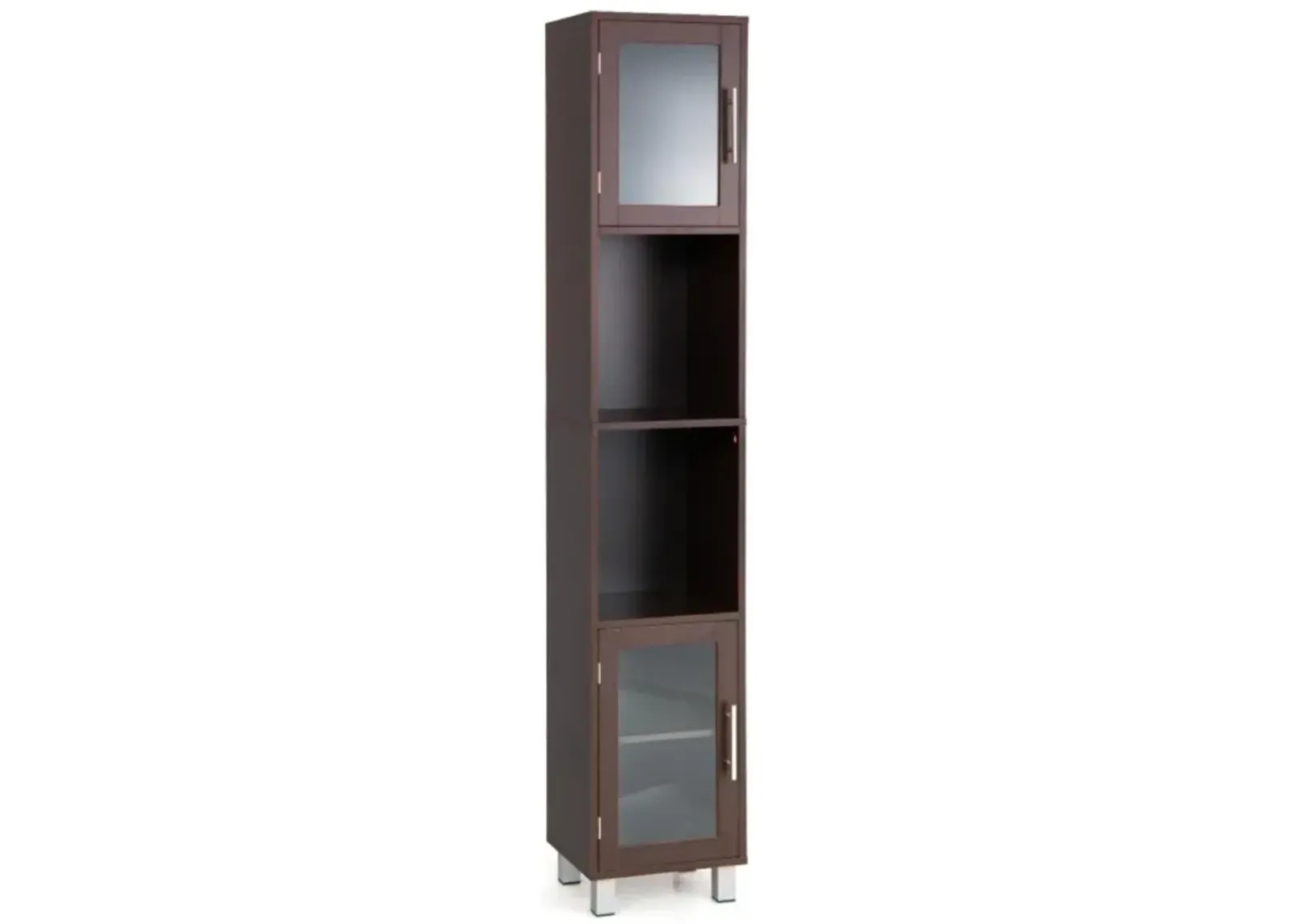 Hivvago 71 Inch Tall Tower Bathroom Storage Cabinet and Organizer Display Shelves for Bedroom