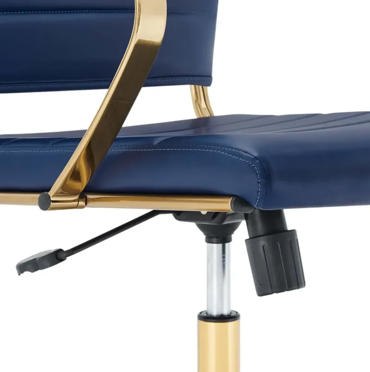 Modway Furniture - Jive Gold Stainless Steel Highback Office Chair