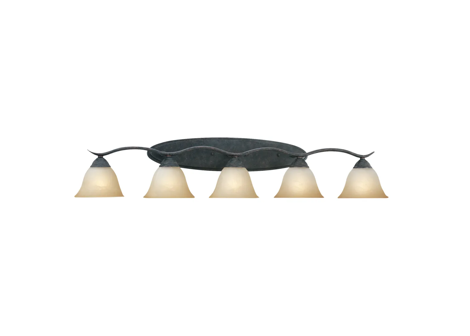 Prestige 45.5'' Wide 5-Light Bronze Vanity Light