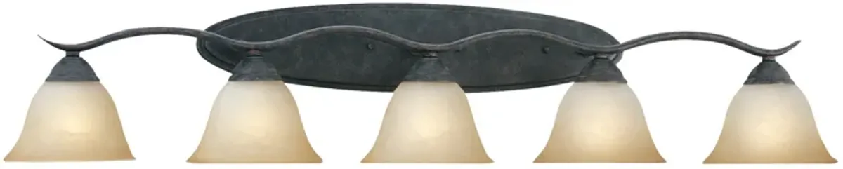Prestige 45.5'' Wide 5-Light Bronze Vanity Light