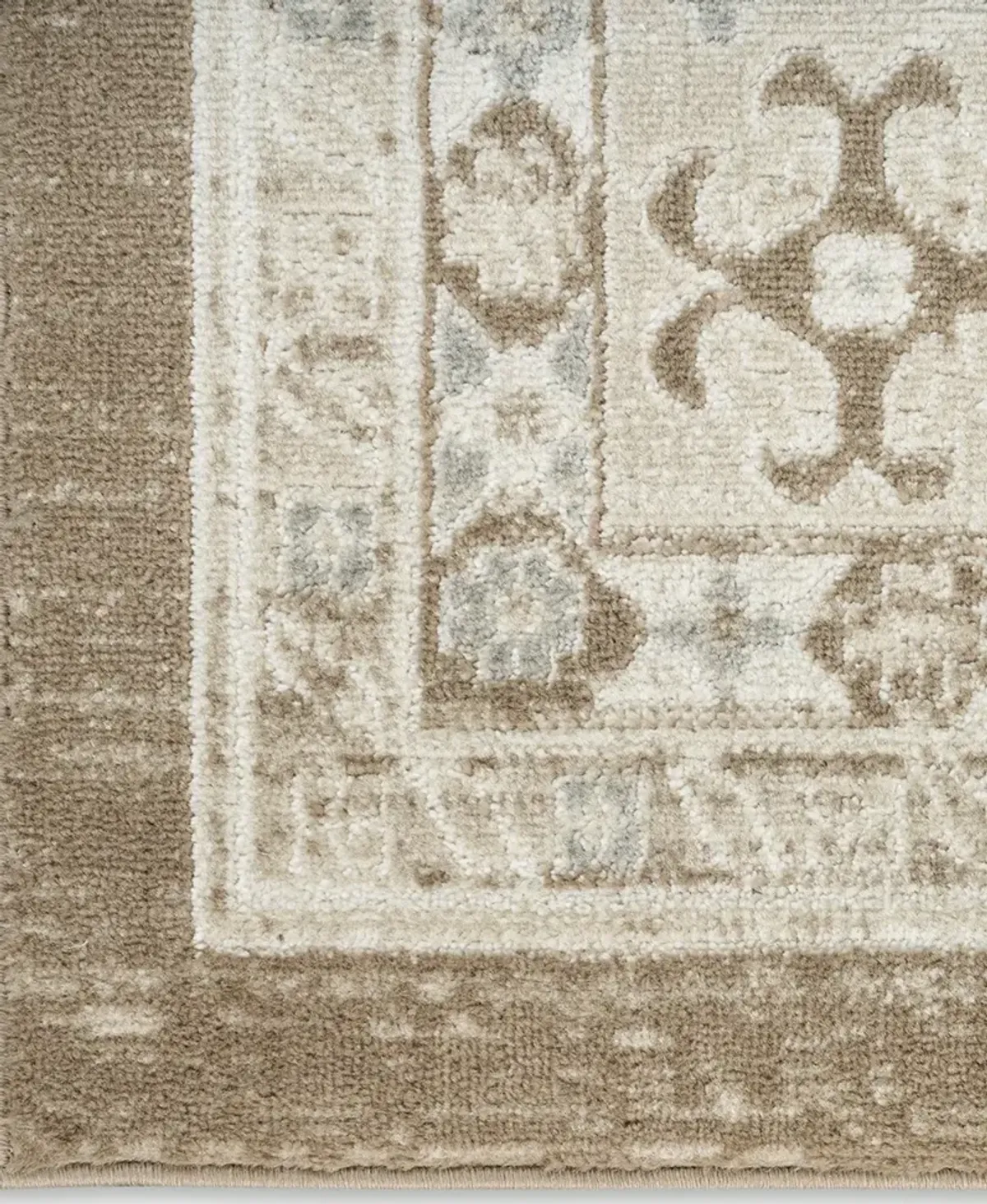 Serenity Home SRH01 Ivory/Mocha 2'2" x 7'6" Rug