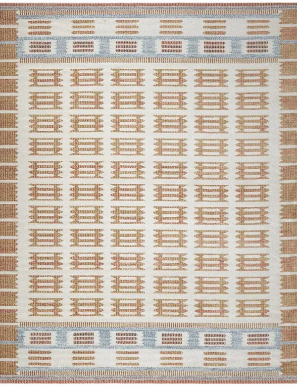 Nordic NRC16 Ivory/Rust 8' x 10' Rug