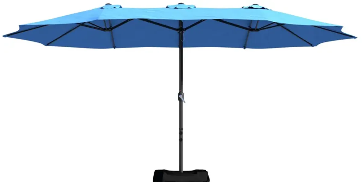 15ft Patio Maket Umbrella with base