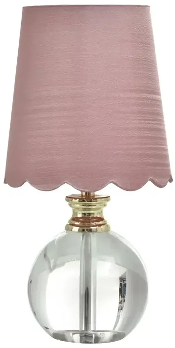 Blush Petal Crystal Lamp